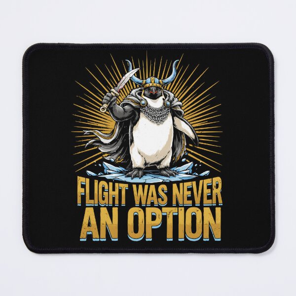 Item preview, Flight Was Never an Option Funny Penguin Sarcastic Dark Humor Meme designed and sold by Redgiant87x.