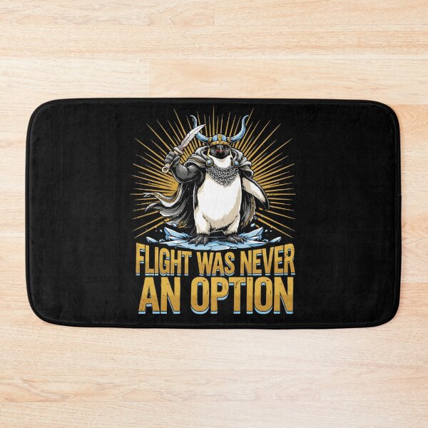 Item preview, Flight Was Never an Option Funny Penguin Sarcastic Dark Humor Meme designed and sold by Redgiant87x.