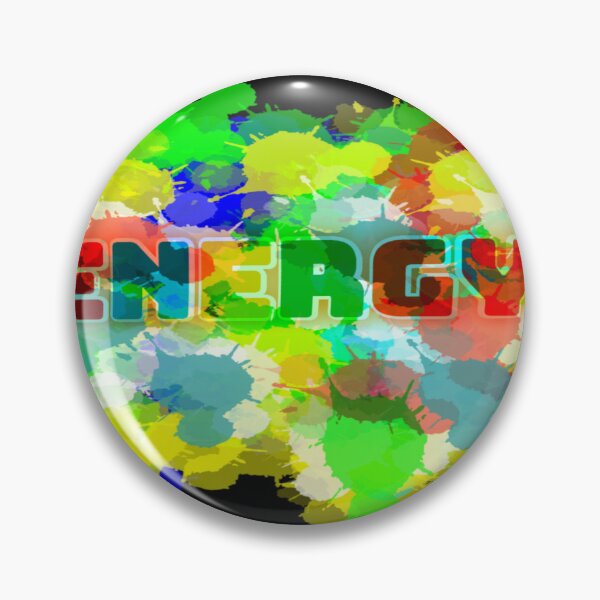 Item preview, Energy Paint Splash Abstract Watercolor Typographic Art designed and sold by Nexus Space.
