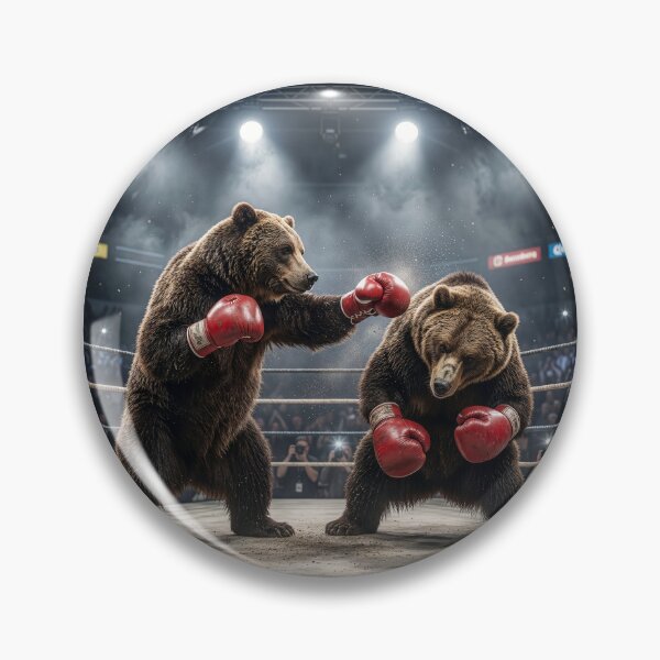 Item preview, Grizzly Bears Duke It Out designed and sold by Tridentulus.
