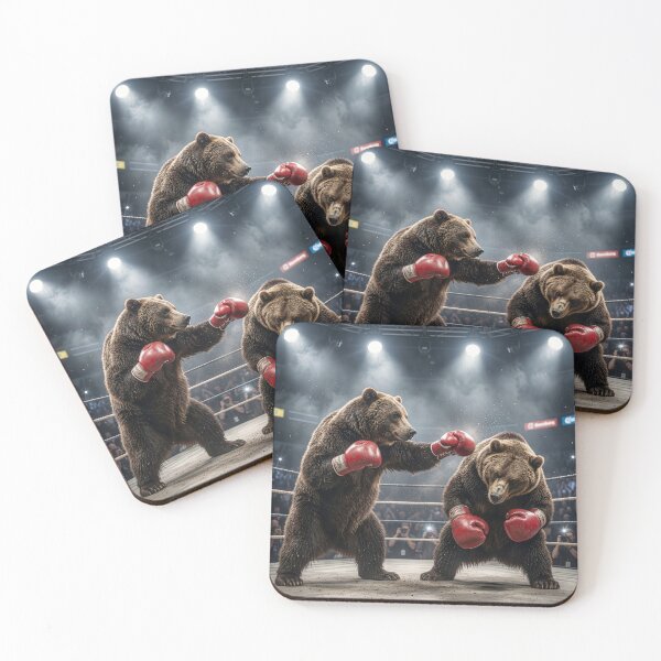 Item preview, Grizzly Bears Duke It Out designed and sold by Tridentulus.