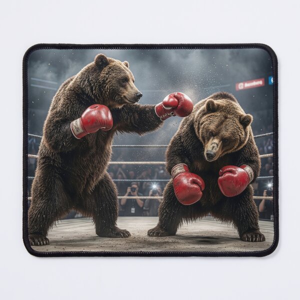 Item preview, Grizzly Bears Duke It Out designed and sold by Tridentulus.