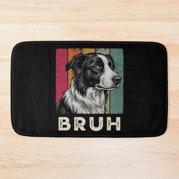 Item preview, Bruh Dog Vintage Retro Distressed Collie Humor designed and sold by d247.