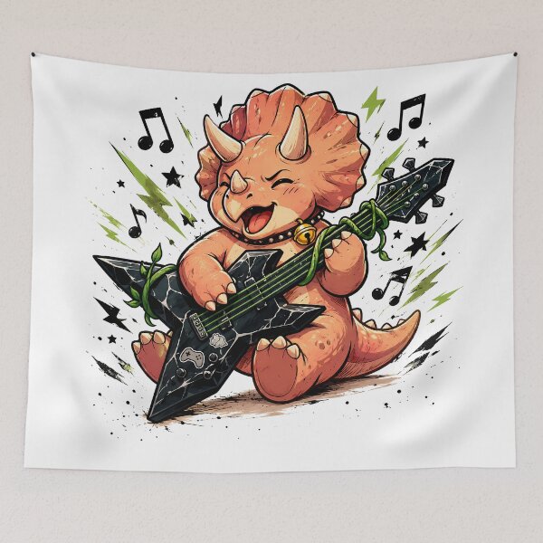 Item preview, Rocker Triceratops: Prehistoric Shredder designed and sold by Abderraim.