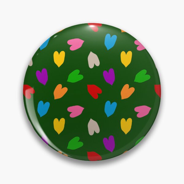 Item preview, Colourful Hearts Love Pattern Design - Green  designed and sold by PatternTitan.