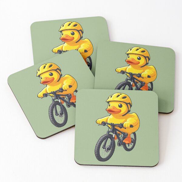 Item preview, Bike Duck Cycling Illustration designed and sold by BROHLine Studio.