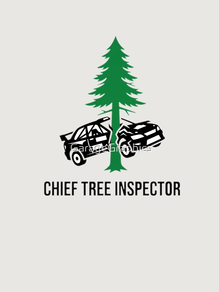 Thumbnail 6 of 6, Premium Oversized Hoodie, WRC Tree Inspector - Sim Racing Humor designed and sold by GarageGraphics.