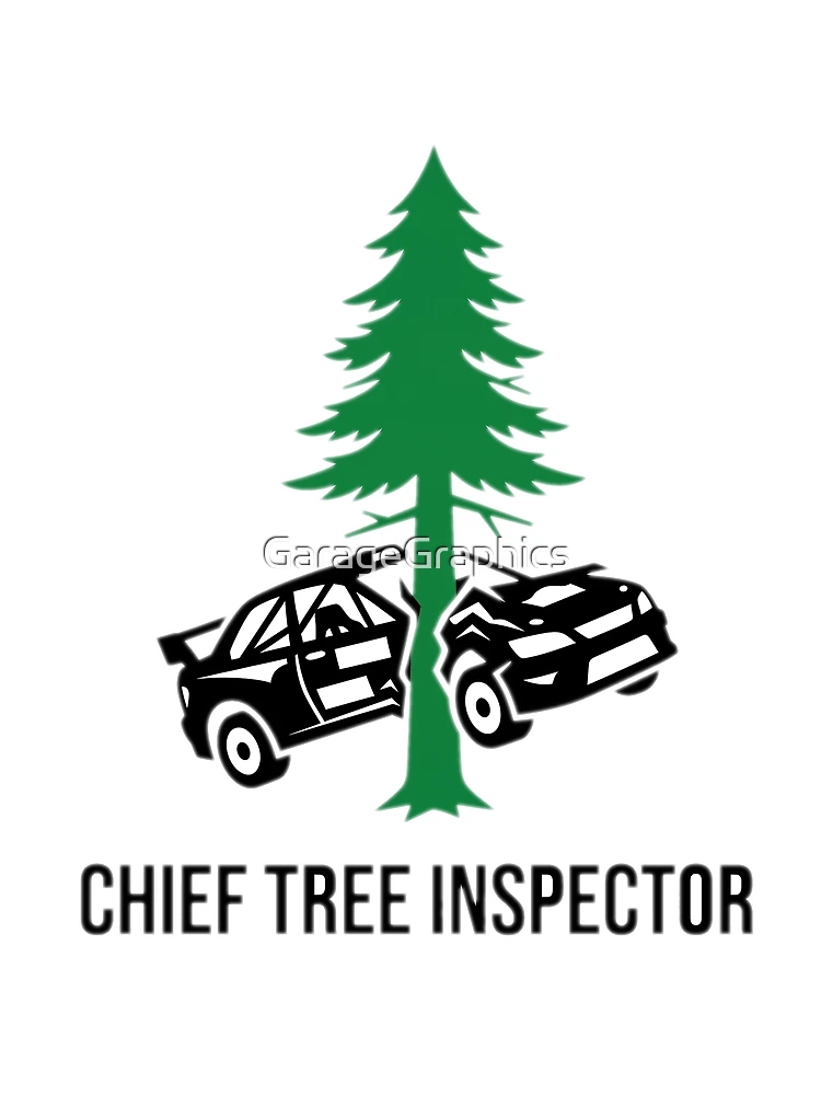 Thumbnail 3 of 3, Scarf, WRC Tree Inspector - Sim Racing Humor designed and sold by GarageGraphics.