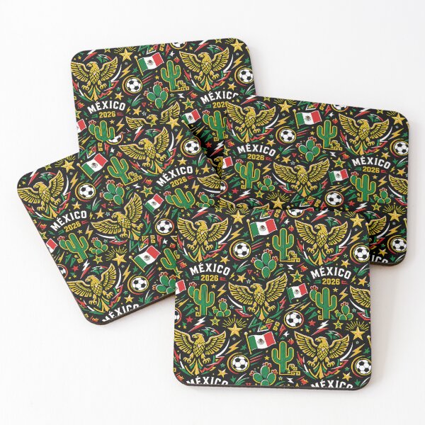 Item preview, Mexico Vibrant Football Pattern 2026 designed and sold by Imprearte.