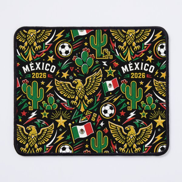 Item preview, Mexico Vibrant Football Pattern 2026 designed and sold by Imprearte.