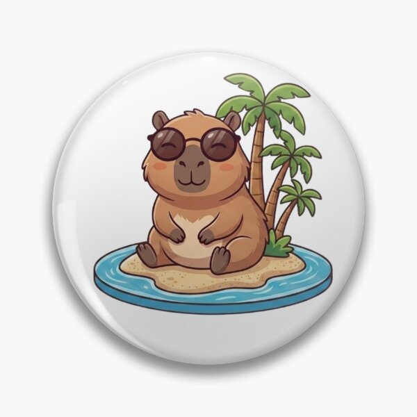 Item preview, Chill Capybara designed and sold by BeeaWonder.