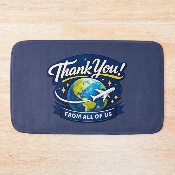 Item preview, Thank You From All Of Us Travel Typography designed and sold by Log77.