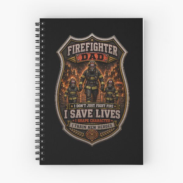 Item preview, SuperDad - Firefighter Dad Badge designed and sold by MetusArt.