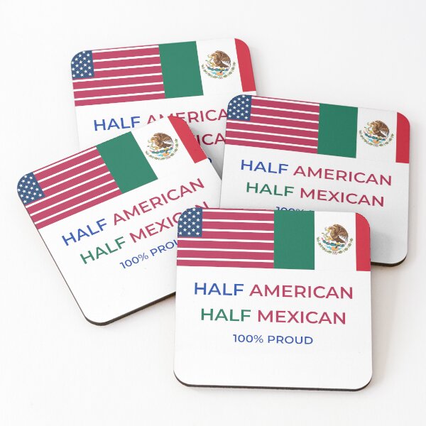 Item preview, half american half mexican dual heritage designed and sold by GlobalPrintArt.