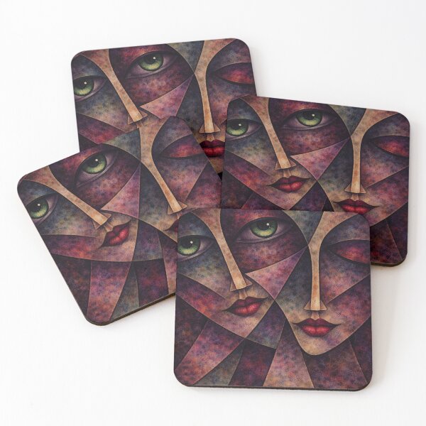 Item preview, The Meeting of Two Souls in Intertwined Forms designed and sold by JcAbstractArt.
