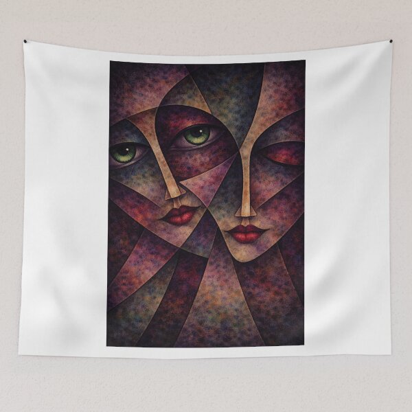 Item preview, The Meeting of Two Souls in Intertwined Forms designed and sold by JcAbstractArt.