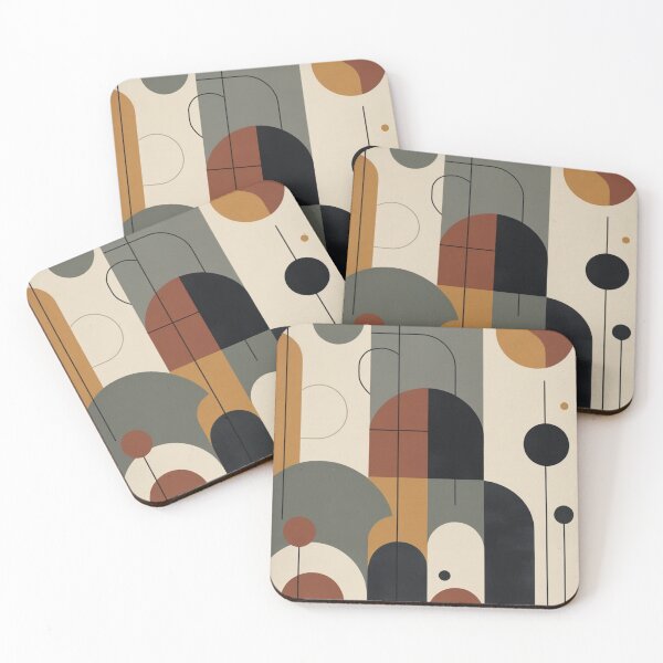 Item preview, Pure Geometric Shapes Exhibition Art Painting designed and sold by EnmarcArt.
