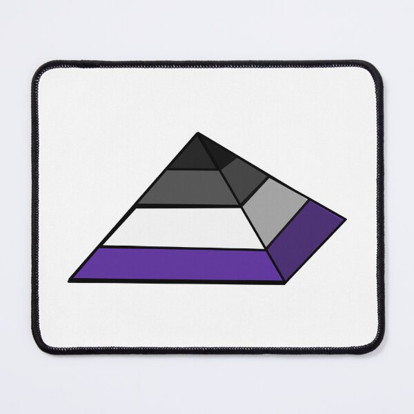 Item preview, Pyramid Pride Flag Asexual  designed and sold by HarveyHandcraftsandDesigns.