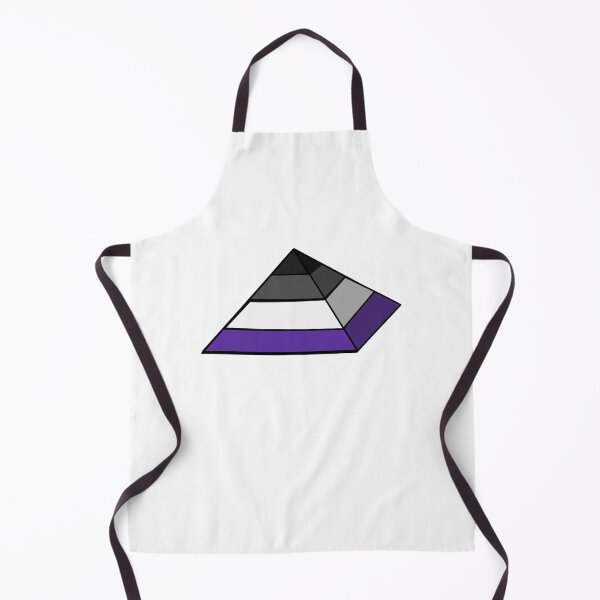 Item preview, Pyramid Pride Flag Asexual designed and sold by HarveyHandcraftsandDesigns.