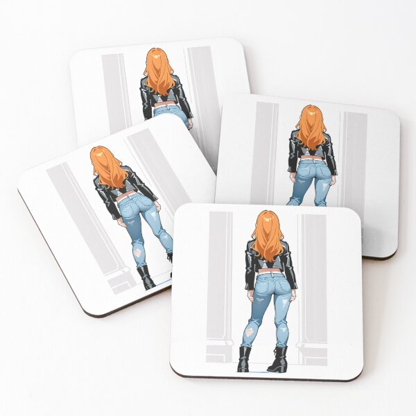 Item preview, Fashion - outfit redhead woman leather designed and sold by AnimeShin.