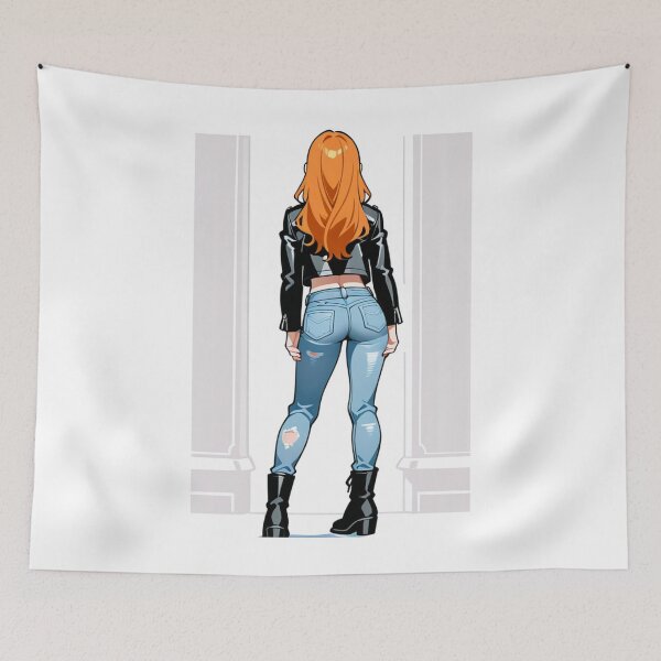 Item preview, Fashion - outfit redhead woman leather designed and sold by AnimeShin.
