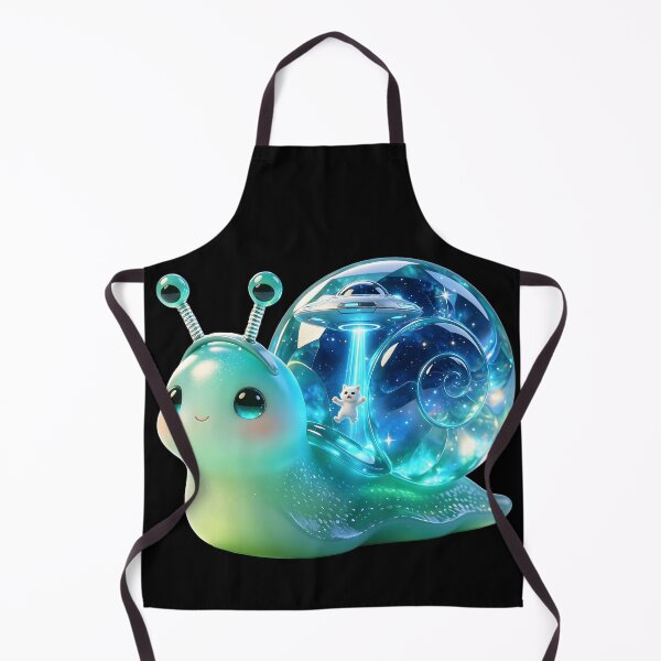 Item preview, Emerald Snail - Galactic UFO: The Secret Cat Abduction designed and sold by ABYSSLAB.