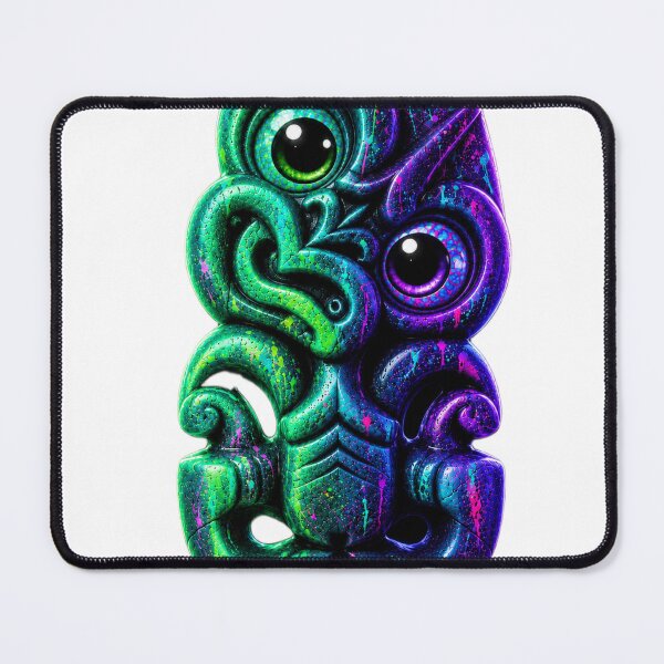 Item preview, Aurora Neon Hei Tiki designed and sold by SkruffyInk.