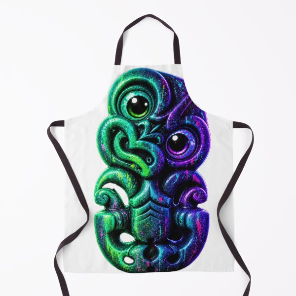 Item preview, Aurora Neon Hei Tiki designed and sold by SkruffyInk.