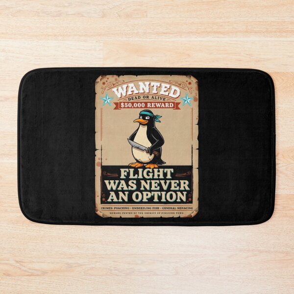 Item preview, Flight Was Never an Option Funny Penguin Funny Knife Meme with Sarcastic Humor designed and sold by Redgiant87x.