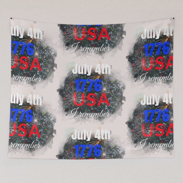 Item preview, 4th of July Indepence Day unisex apparel design designed and sold by Poutchy.