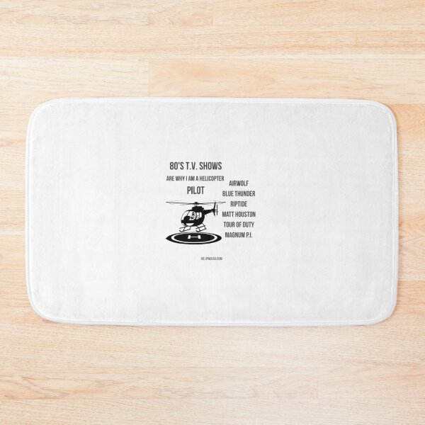 Item preview, 80s TV Shows Are Why I Am A Helicopter Pilot - Funny Aviation T-Shirt designed and sold by helipadusa.