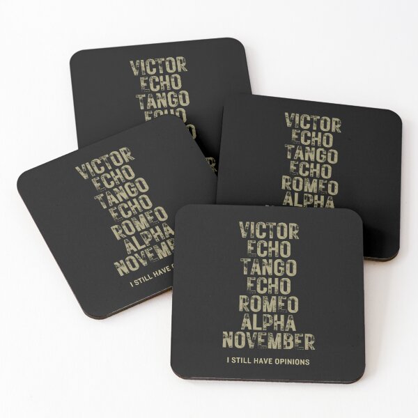 Item preview, Veteran Alphabet - I Still Have Opinions  designed and sold by Cutie Galore.