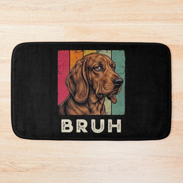 Item preview, Bruh Dog Retro Vintage Distressed Hound designed and sold by d247.