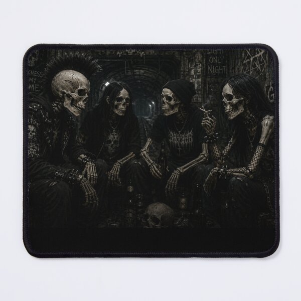 Item preview, Brotherhood of the Underground: Gothic Skeleton Friends in the Shadows designed and sold by Peanutspixel.