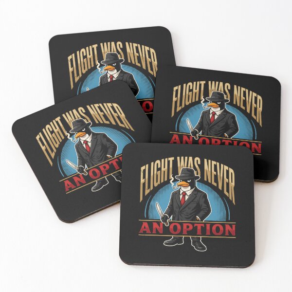 Item preview, Flight Was Never an Option Funny Penguin Chaotic Dark Humor designed and sold by Redgiant87x.