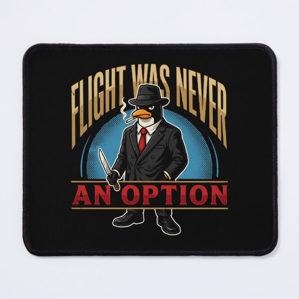 Item preview, Flight Was Never an Option Funny Penguin Chaotic Dark Humor designed and sold by Redgiant87x.