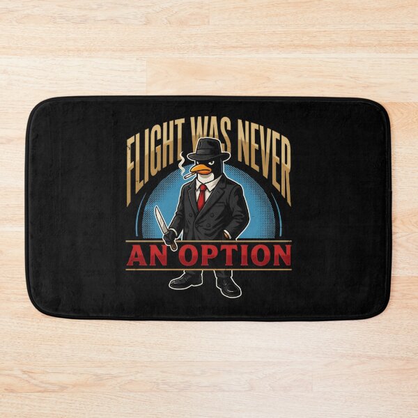 Item preview, Flight Was Never an Option Funny Penguin Chaotic Dark Humor designed and sold by Redgiant87x.