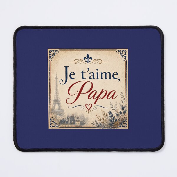 Item preview, Je t'aime, Papa – Vintage French Father’s Day Design designed and sold by Novel Works Studio.