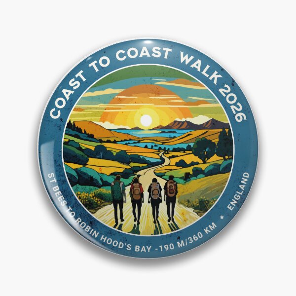 Item preview, Coast to Coast Walk England C2C -2026 Sticker, Shirt and more designed and sold by designkb.