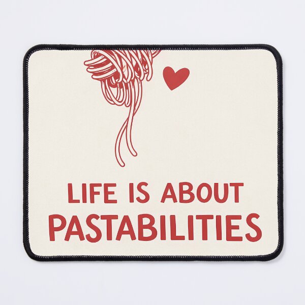 Item preview, Life Is About Pastabilities Cute Funny Italian Food Pun designed and sold by BeataPrint.