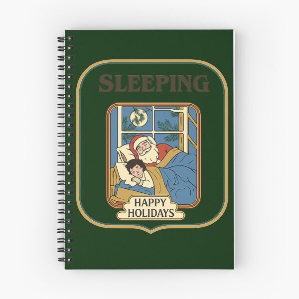Item preview, Sleeping Santa Retro Christmas  Happy Holidays Parody designed and sold by Log77.