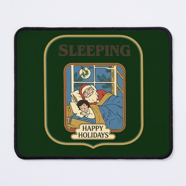 Item preview, Sleeping Santa Retro Christmas  Happy Holidays Parody designed and sold by Log77.