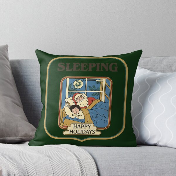 Item preview, Sleeping Santa Retro Christmas  Happy Holidays Parody designed and sold by Log77.