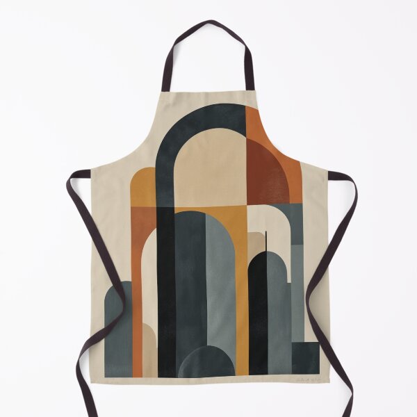 Item preview, Interlocking Shapes Mid Century Modern Painting designed and sold by EnmarcArt.