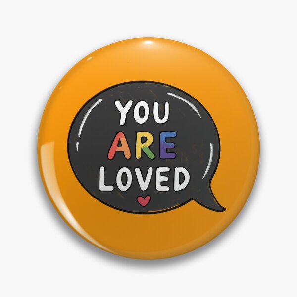 Item preview, You Are Loved LGBTQ Pride Affirmation Speech Bubble designed and sold by thesalynn.