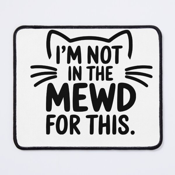 Item preview, Cute cat inspired pun and humor line art designed and sold by Digital Specialties.