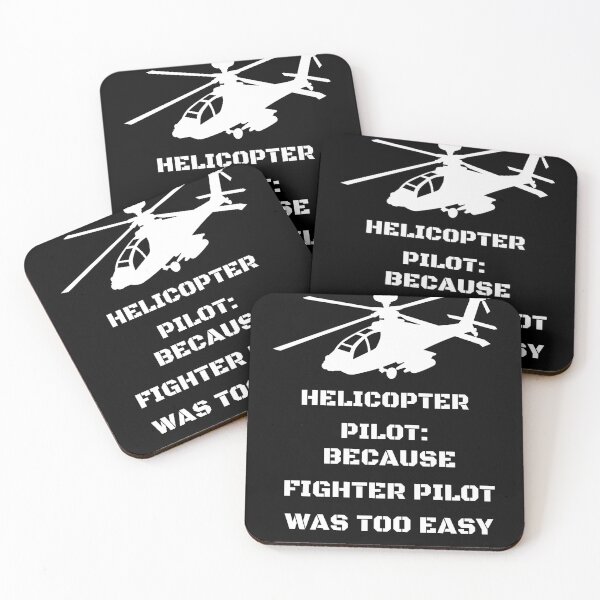 Item preview, Helicopter Pilot Because Fighter Pilot Was Too Easy T-Shirt designed and sold by helipadusa.