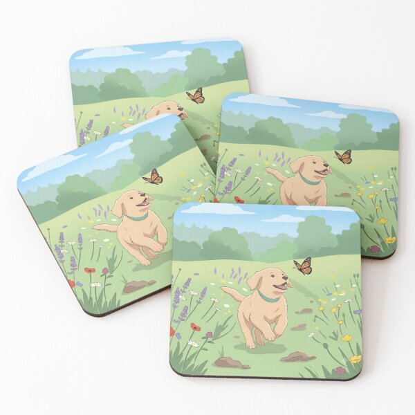 Item preview, Springtime Playtime: Puppy and Butterfly designed and sold by GADS_STUDIO.