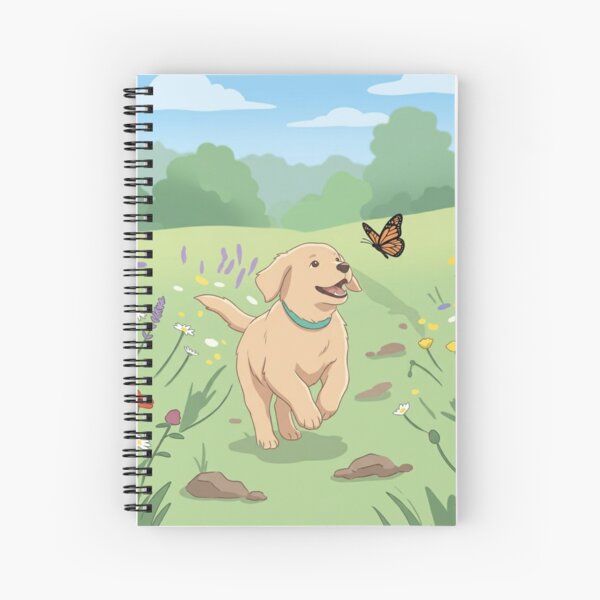 Item preview, Springtime Playtime: Puppy and Butterfly designed and sold by GADS_STUDIO.