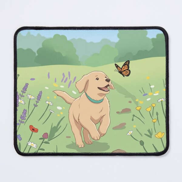 Item preview, Springtime Playtime: Puppy and Butterfly designed and sold by GADS_STUDIO.
